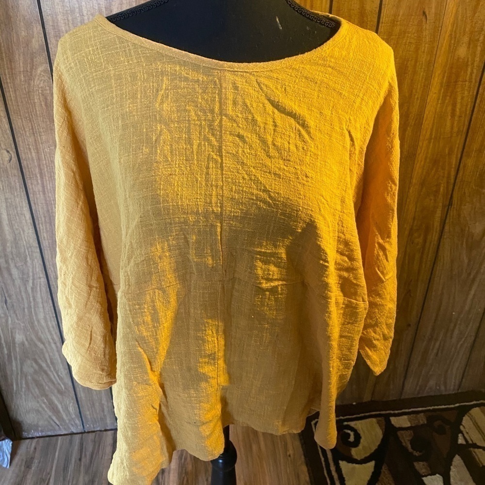 ZANZEA Women Fashion yellow short sleeve shirt